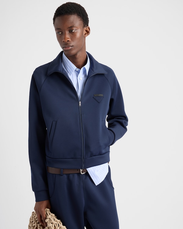 Zippered technical fabric jacket Zippered technical fabric jacket