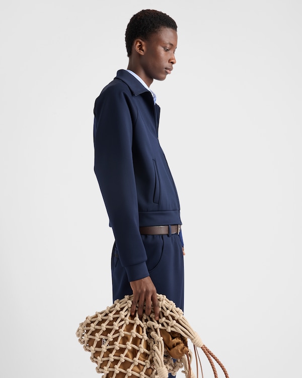 Zippered technical fabric jacket Zippered technical fabric jacket