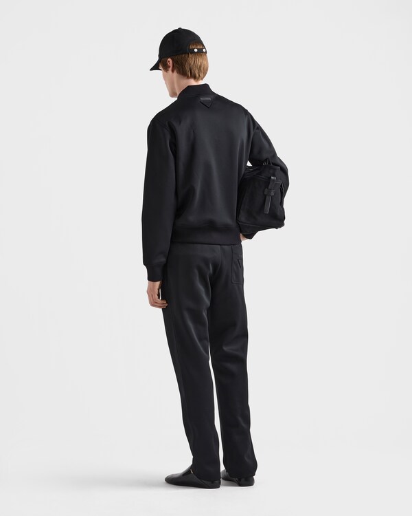 Jersey blouson jacket - Black Jersey blouson jacket - Black