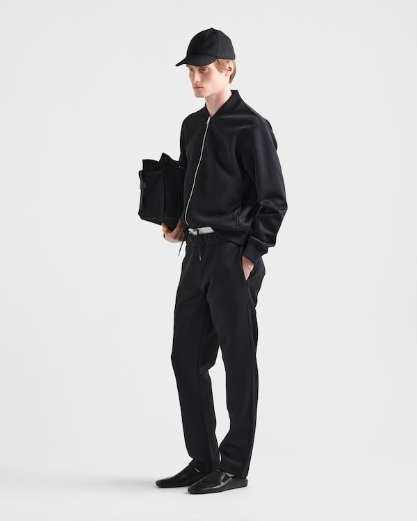 Jersey blouson jacket - Black Jersey blouson jacket - Black