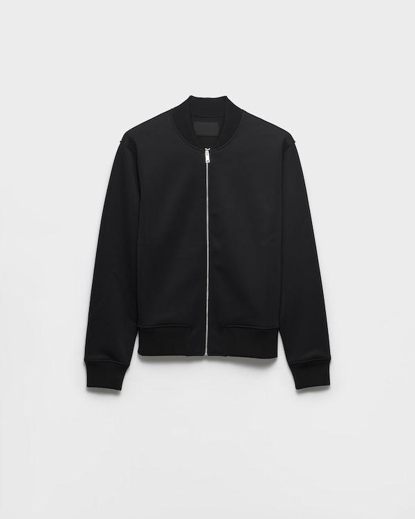 Jersey blouson jacket - Black Jersey blouson jacket - Black