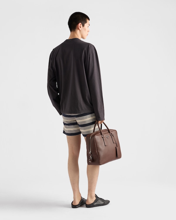 Long-sleeved cotton T-shirt - Lead Gray Long-sleeved cotton T-shirt - Lead Gray