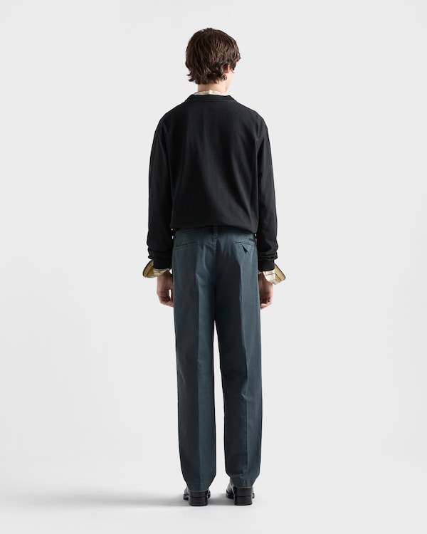 Long-sleeved cotton T-shirt - Black Long-sleeved cotton T-shirt - Black