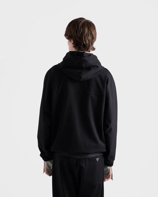 Technical fleece hoodie jacket - 黑色 Technical fleece hoodie jacket - 黑色