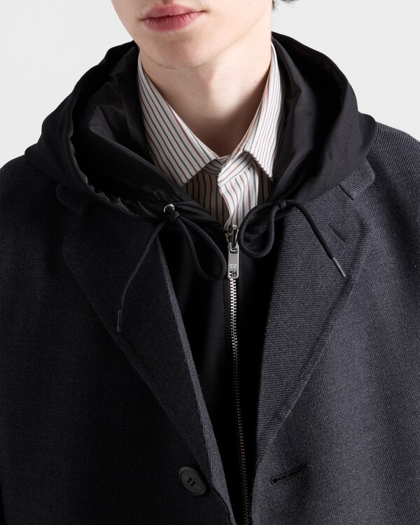 Technical fleece hoodie jacket - 黑色 Technical fleece hoodie jacket - 黑色