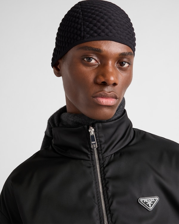 Cardigan réversible en molleton et cachemire Cardigan réversible en molleton et cachemire