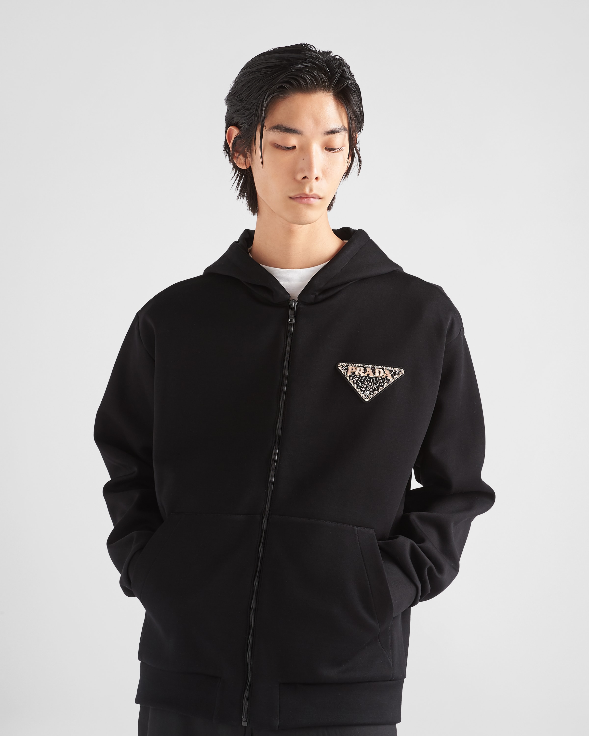 Prada nylon hotsell hoodie
