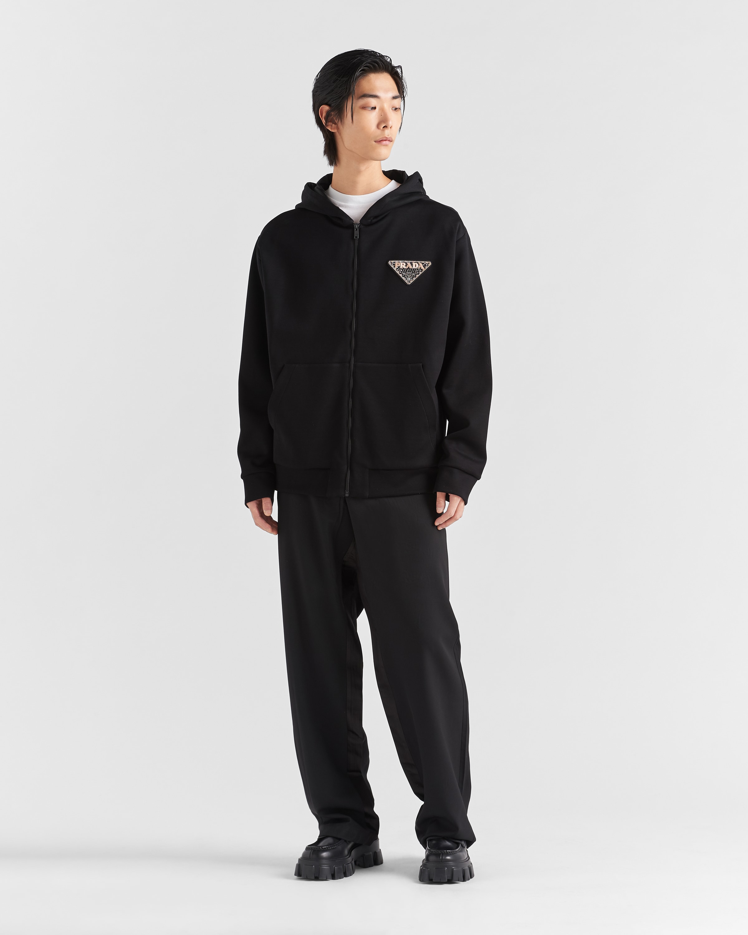 Prada sale tracksuit grey