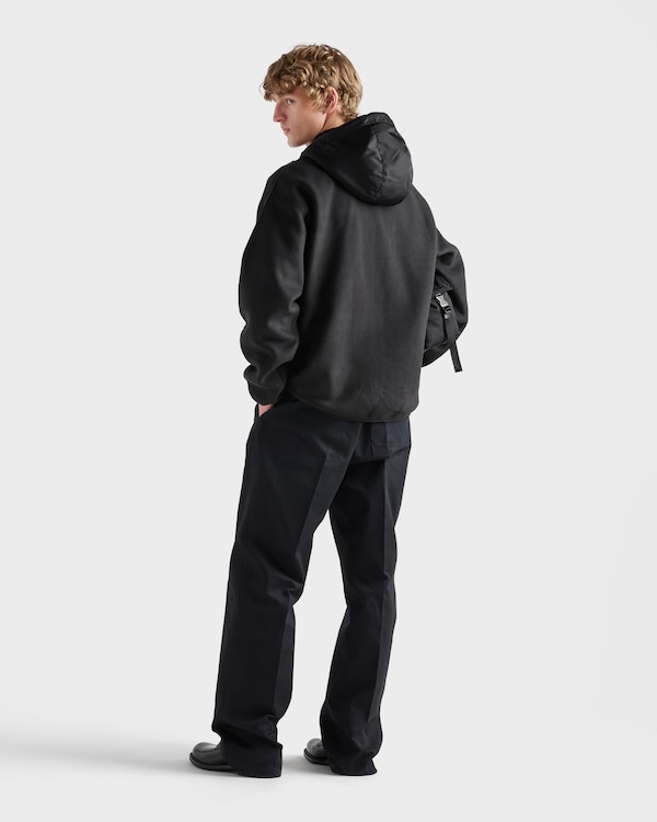 Fleece blouson jacket - Black Fleece blouson jacket - Black