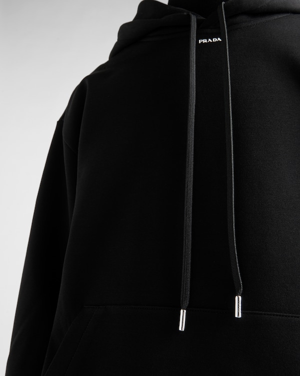 Technical cotton hoodie Technical cotton hoodie