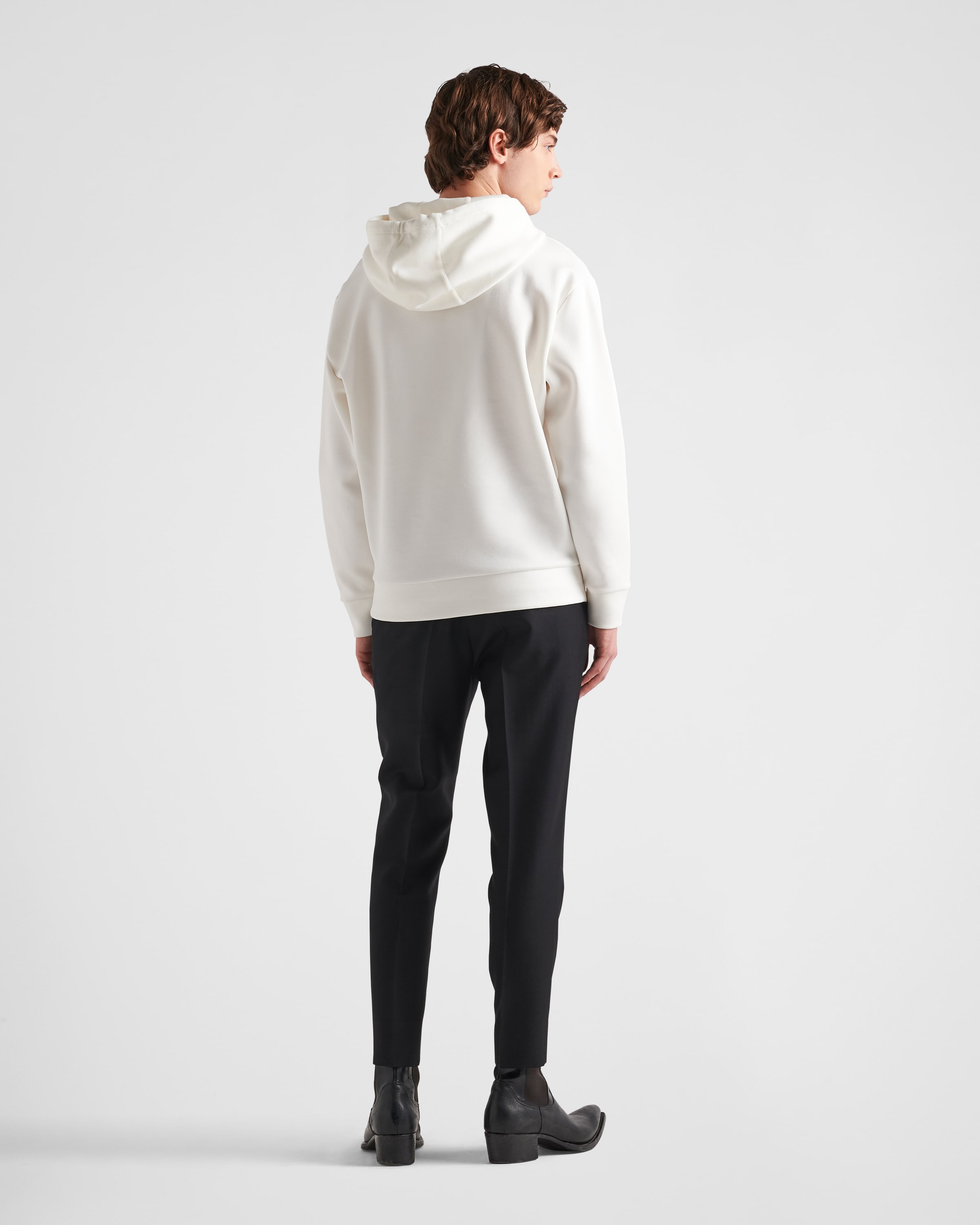 Prada white hoodie online