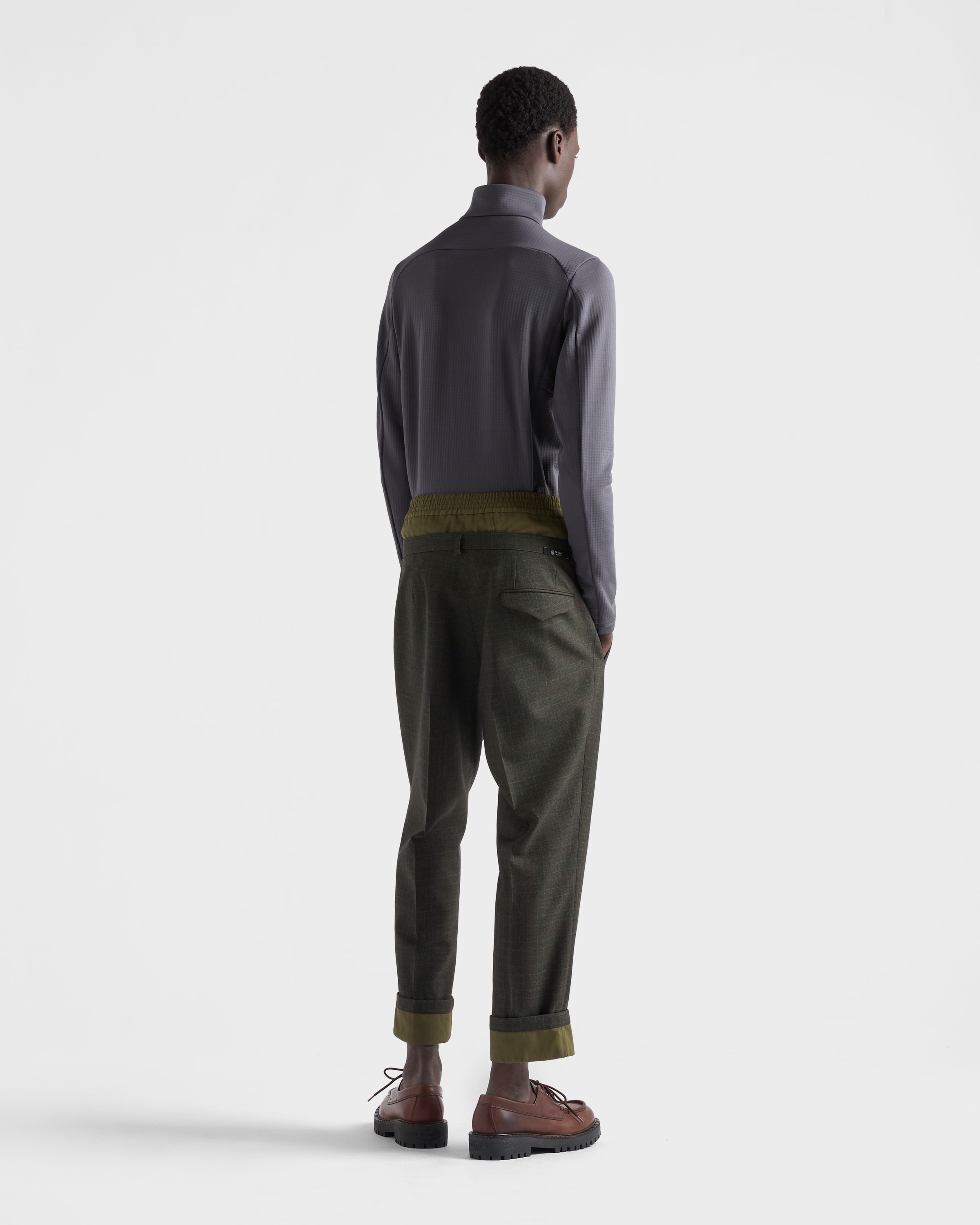 PRADA ファブリック ブルゾンジャケット 希少 美品 PRADA ファブリック ブルゾンジャケット 希少 美品 24AW new/PRADA