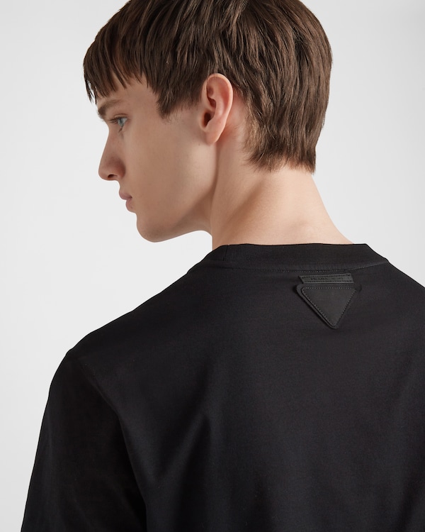 Three Pack Cotton Jersey T-Shirts - Black Three Pack Cotton Jersey T-Shirts - Black