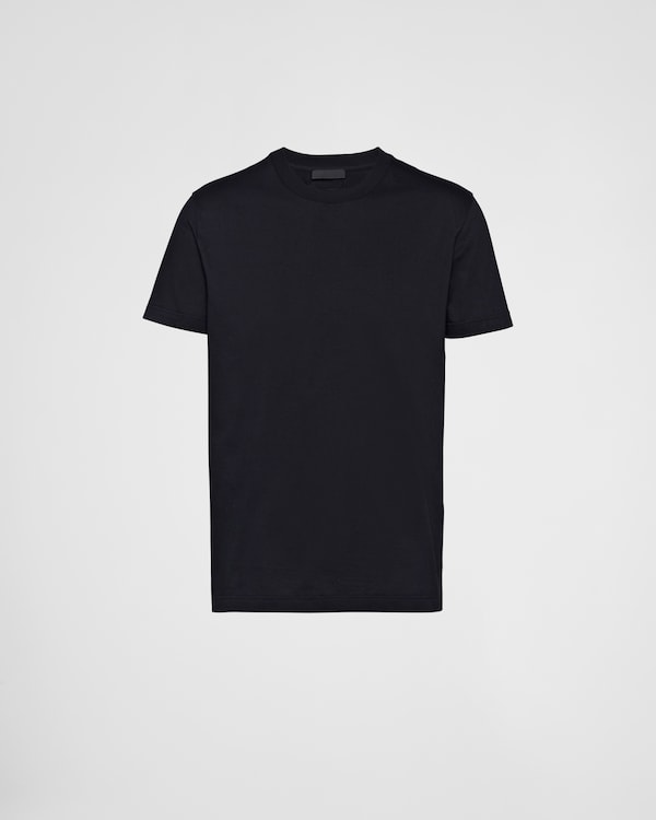 Three Pack Cotton Jersey T-Shirts - Black Three Pack Cotton Jersey T-Shirts - Black