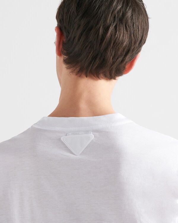 Three Pack Cotton Jersey T-Shirts - White Three Pack Cotton Jersey T-Shirts - White