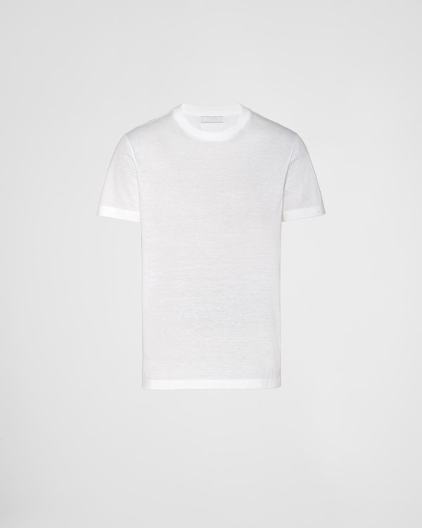 Three Pack Cotton Jersey T-Shirts - White Three Pack Cotton Jersey T-Shirts - White