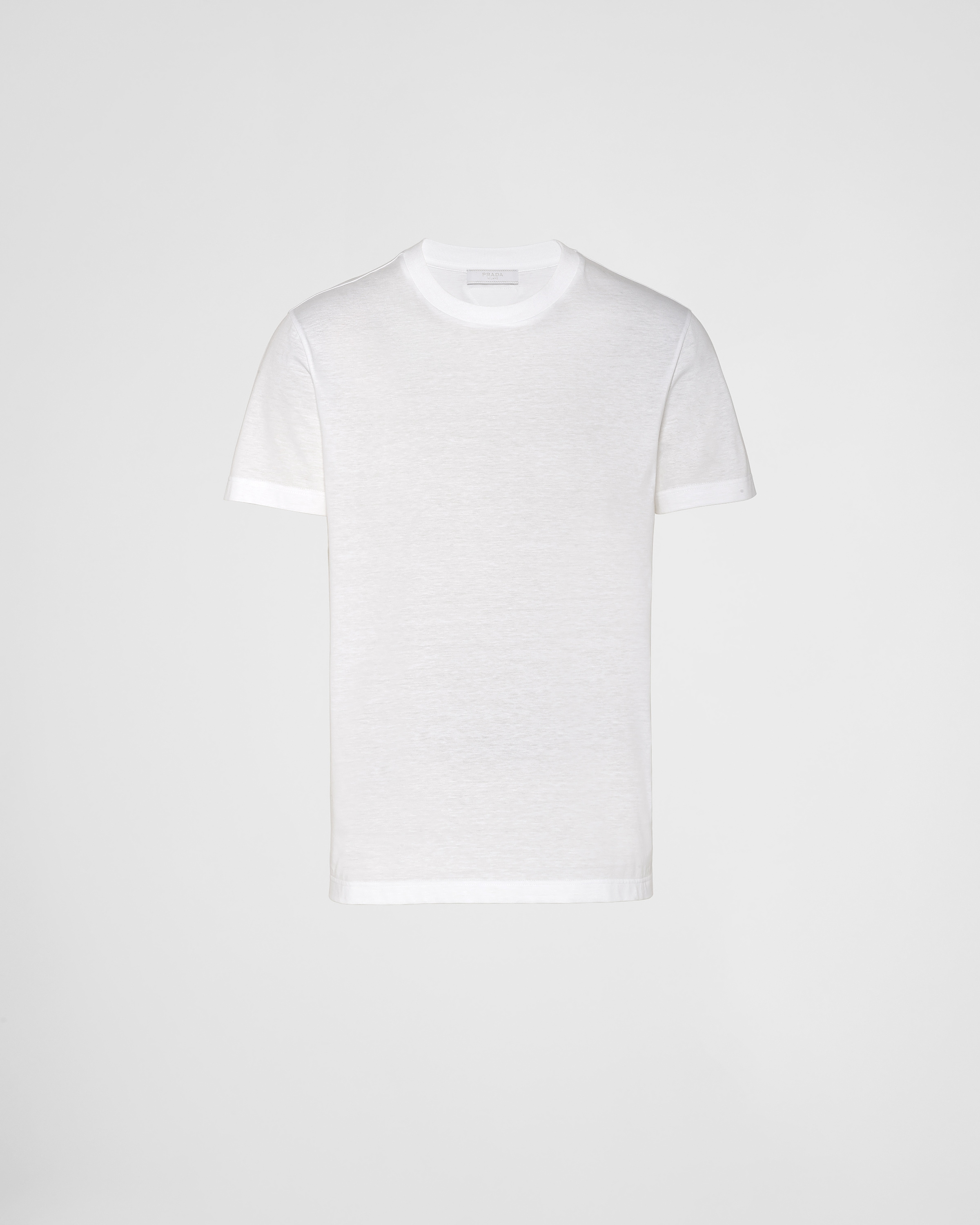White Cotton T-shirts - Three-pack | PRADA