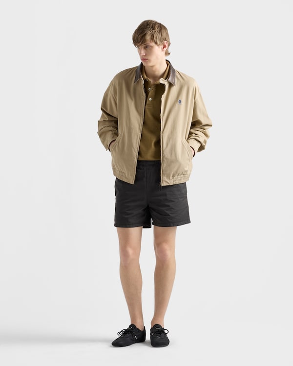 Garment-dyed cotton polo shirt - Coffee Garment-dyed cotton polo shirt - Coffee