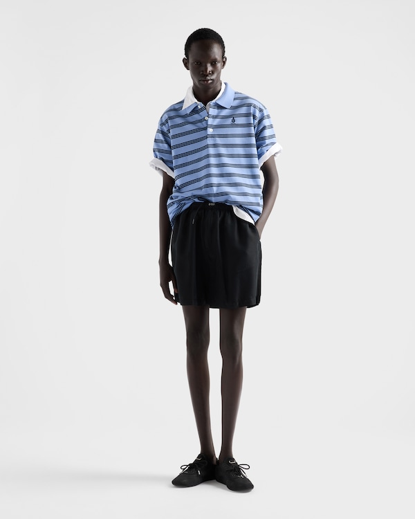 Garment-dyed cotton polo shirt - Periwinkle/Blue Garment-dyed cotton polo shirt - Periwinkle/Blue