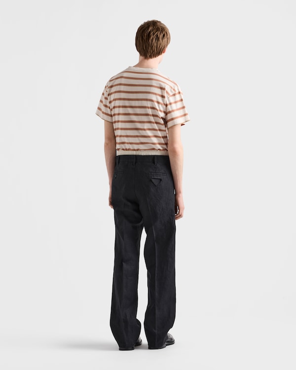 코튼 티셔츠 - 오팔/카멜 코튼 티셔츠 - 오팔/카멜