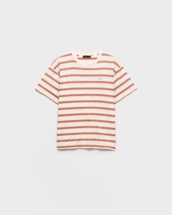 코튼 티셔츠 - 오팔/카멜 코튼 티셔츠 - 오팔/카멜