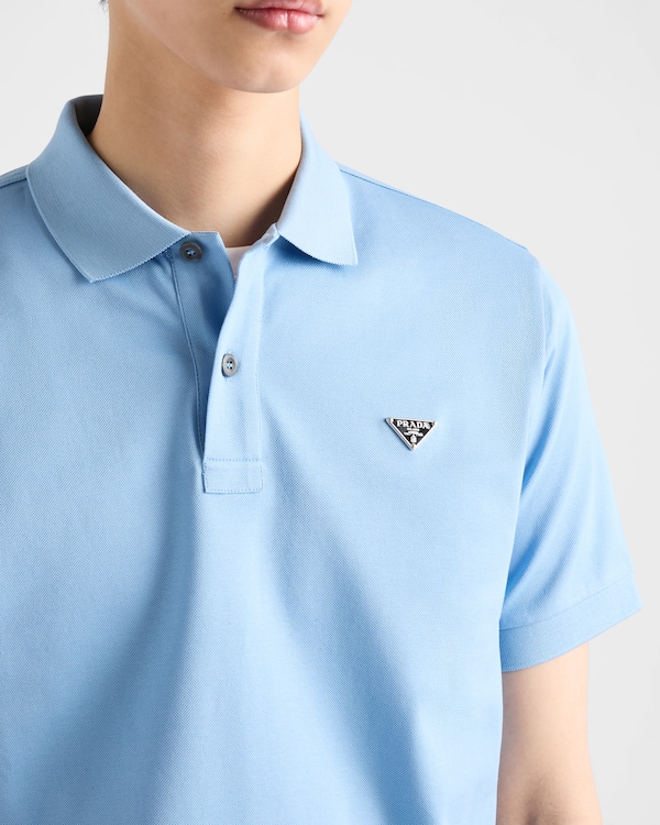 Piqué polo shirt - Light Blue Piqué polo shirt - Light Blue