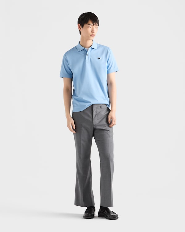 Piqué polo shirt - Light Blue Piqué polo shirt - Light Blue
