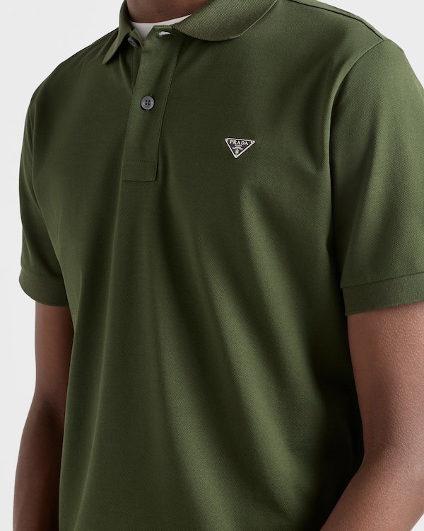 Piqué polo shirt - Military Green Piqué polo shirt - Military Green