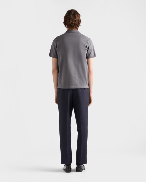 Piqué polo shirt - Steel Gray Piqué polo shirt - Steel Gray