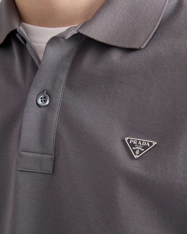 Piqué polo shirt - Steel Gray Piqué polo shirt - Steel Gray