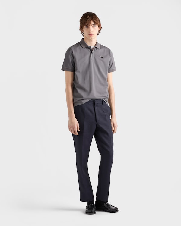 Piqué polo shirt - Steel Gray Piqué polo shirt - Steel Gray