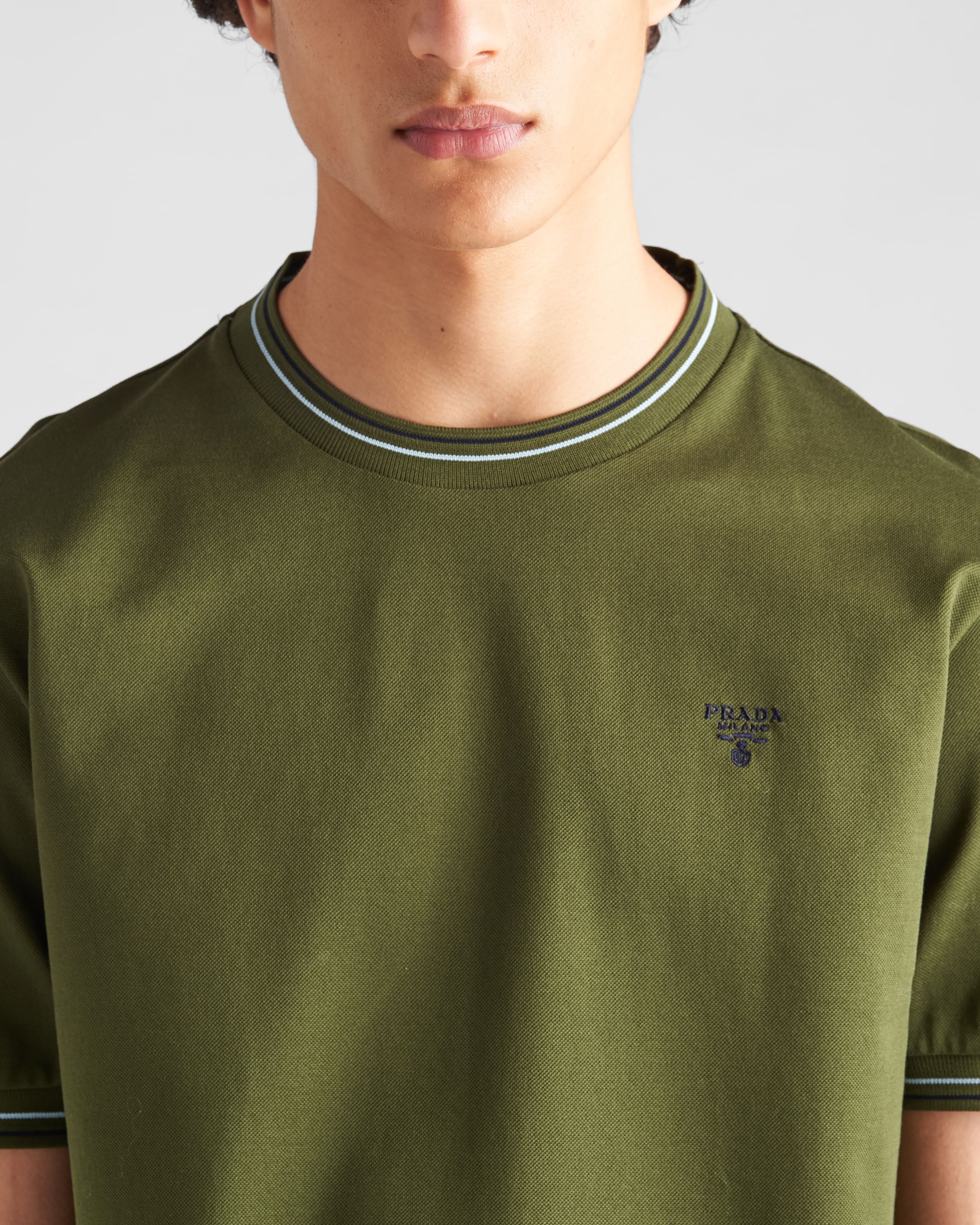 Green prada t shirt clearance