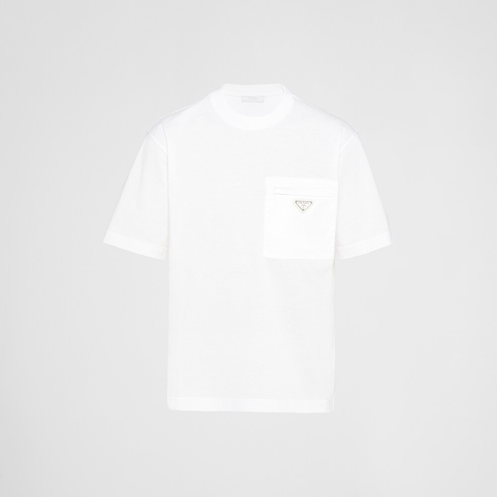 Prada Re-Nylon与平纹针织T恤 1