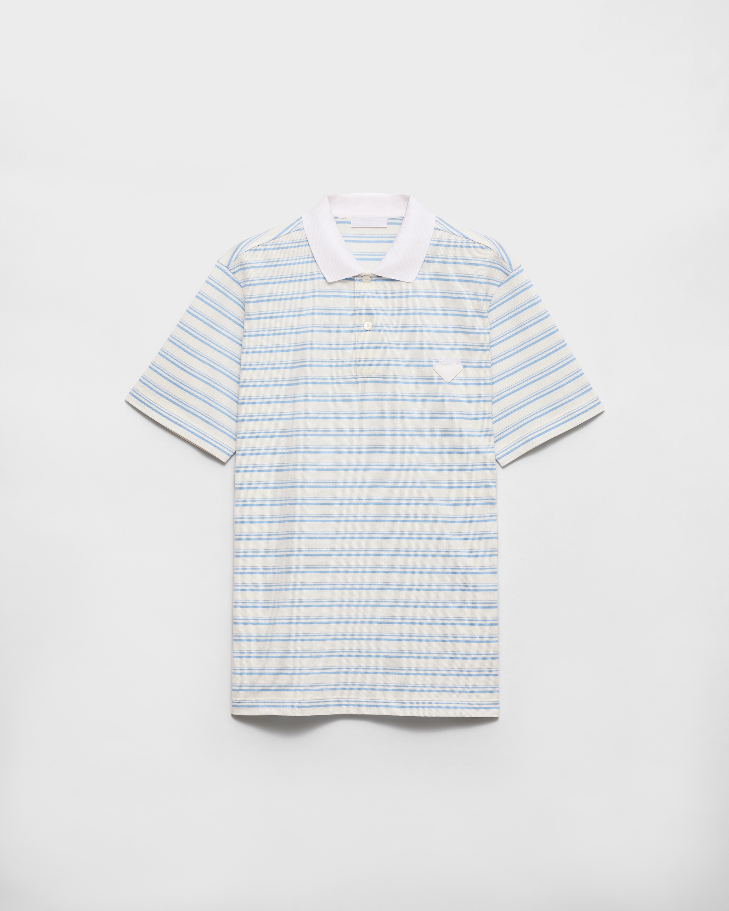 『Sato』PRADA ストライプ ポロシャツ 46 Sato様専用』PRADA ストライプ ポロシャツ 46