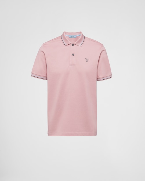 Prada Camisa polo em piquê de algodão 1