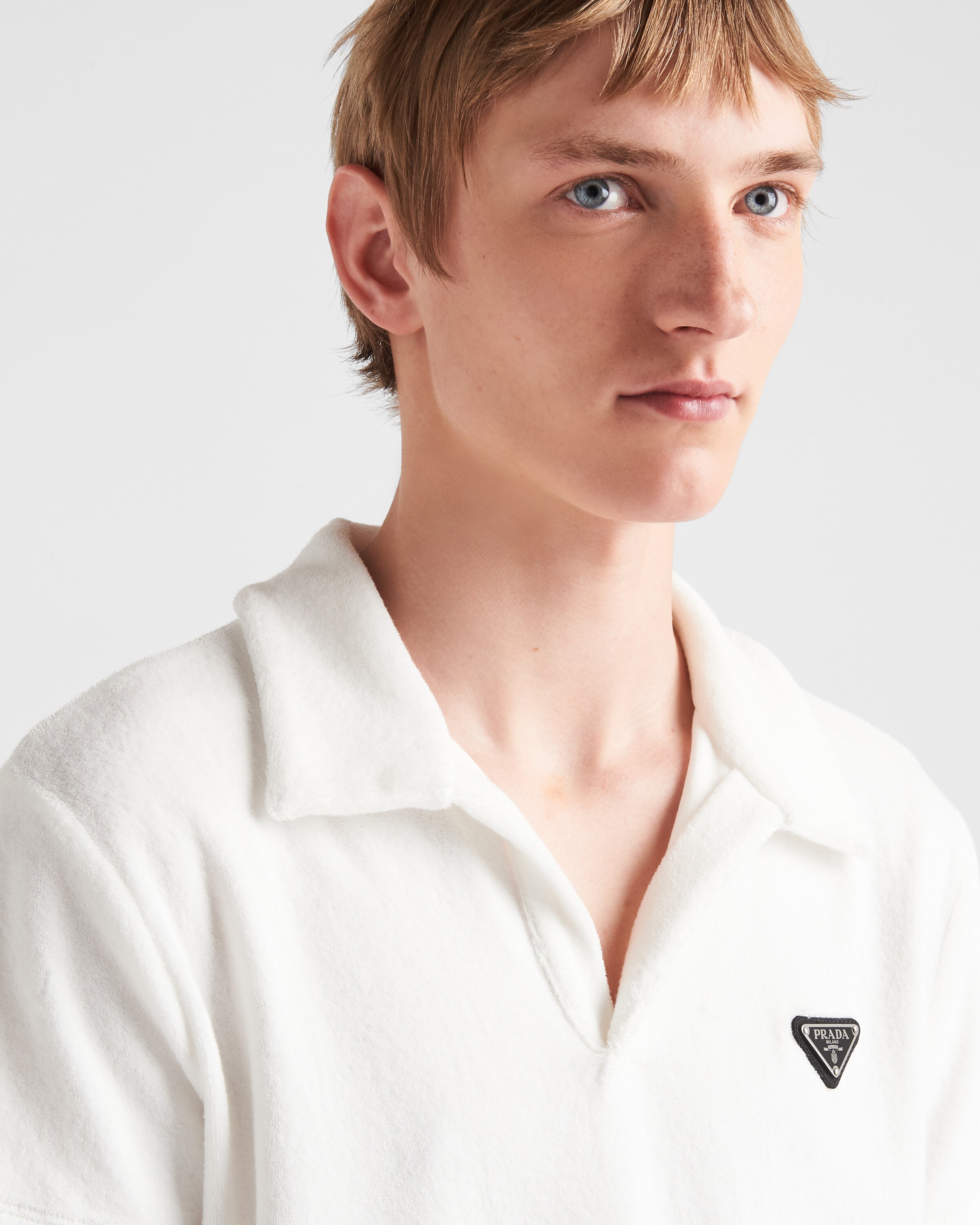 Terry polo shirt
