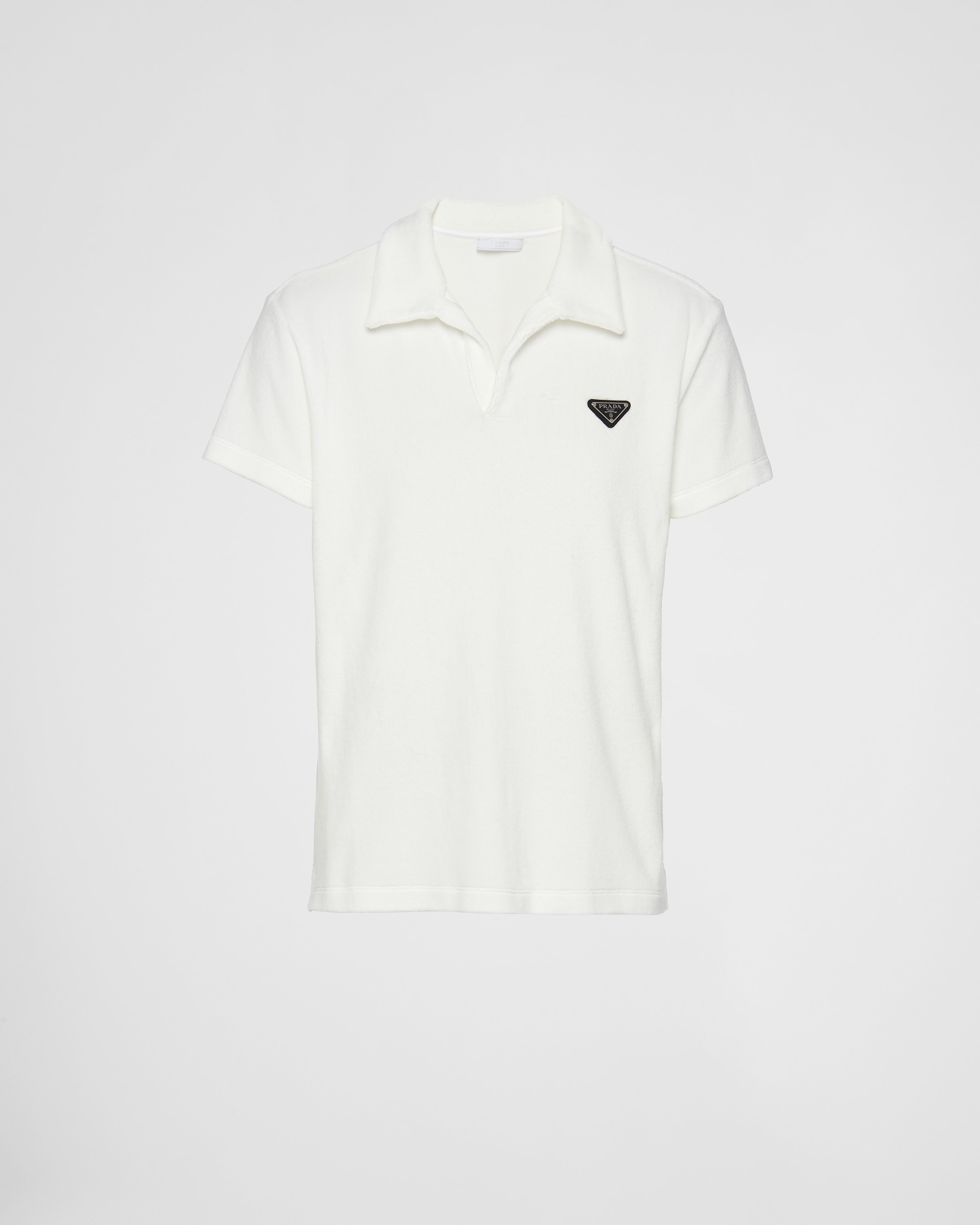 Prada polo shirt white deals