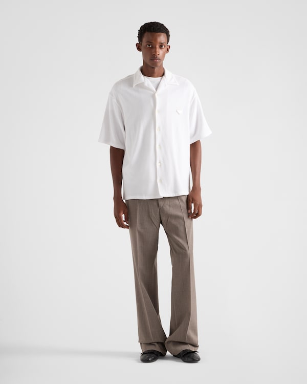 Short-sleeved terry shirt Short-sleeved terry shirt