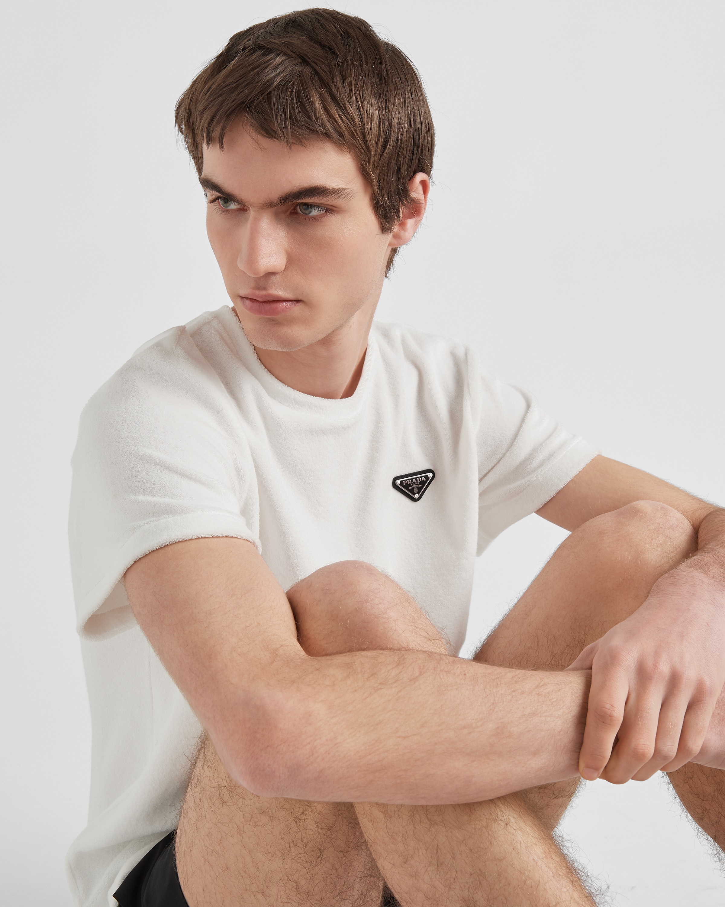 T shirts prada on sale