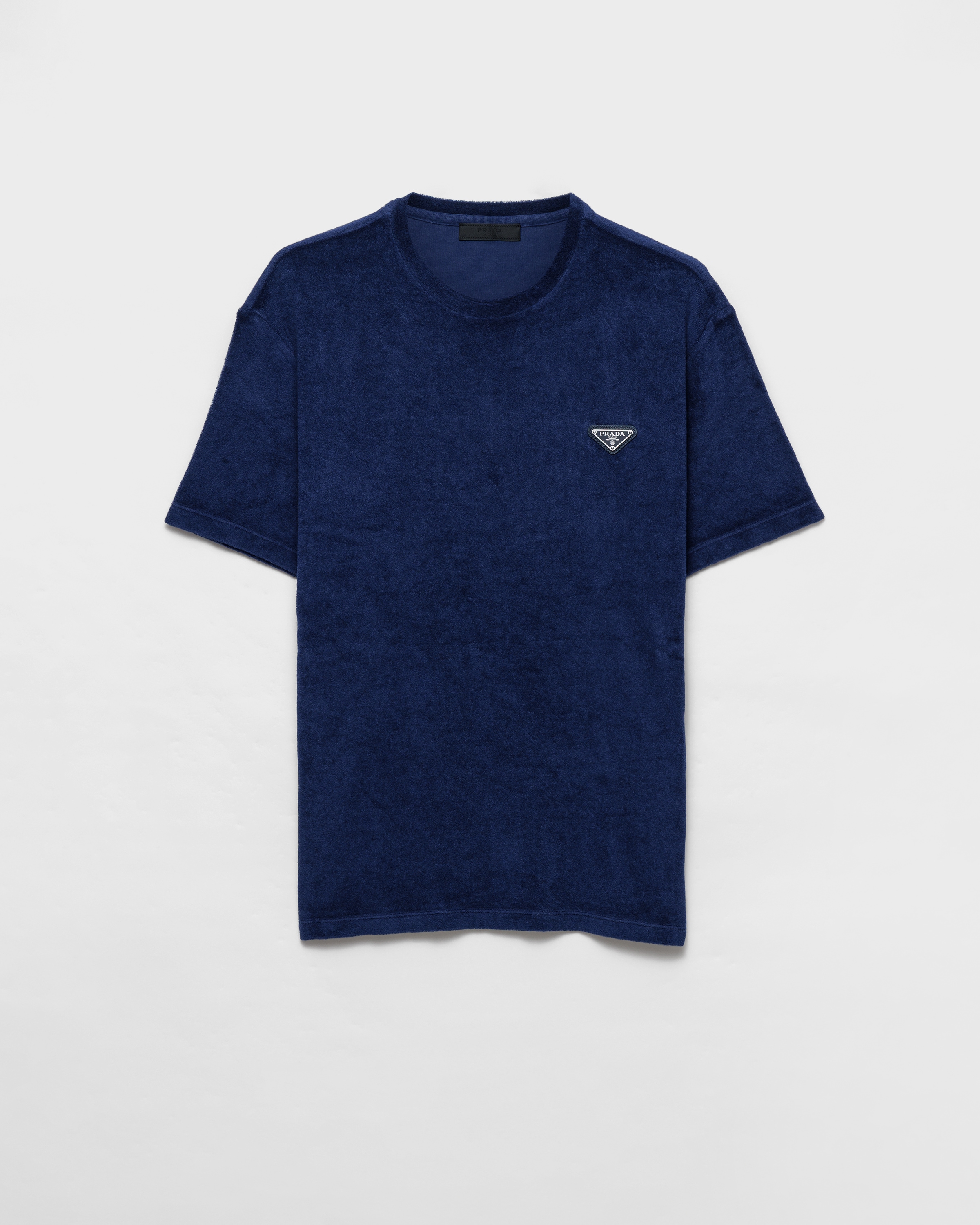 Navy Terry T-shirt | PRADA