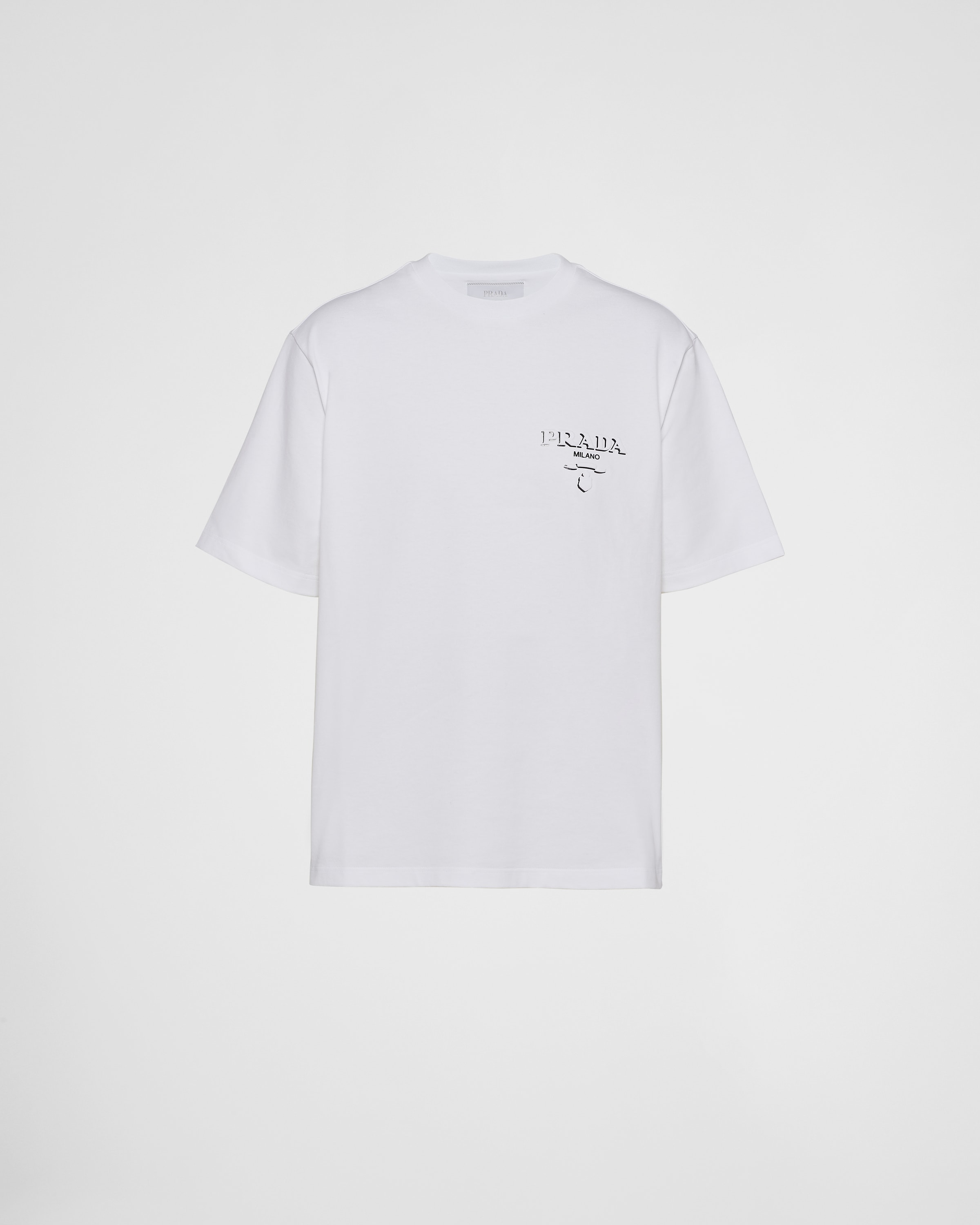 Prada Cotton T-shirt In White