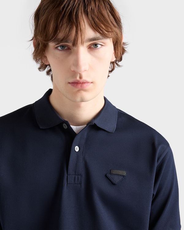 Cotton polo shirt - Navy Cotton polo shirt - Navy