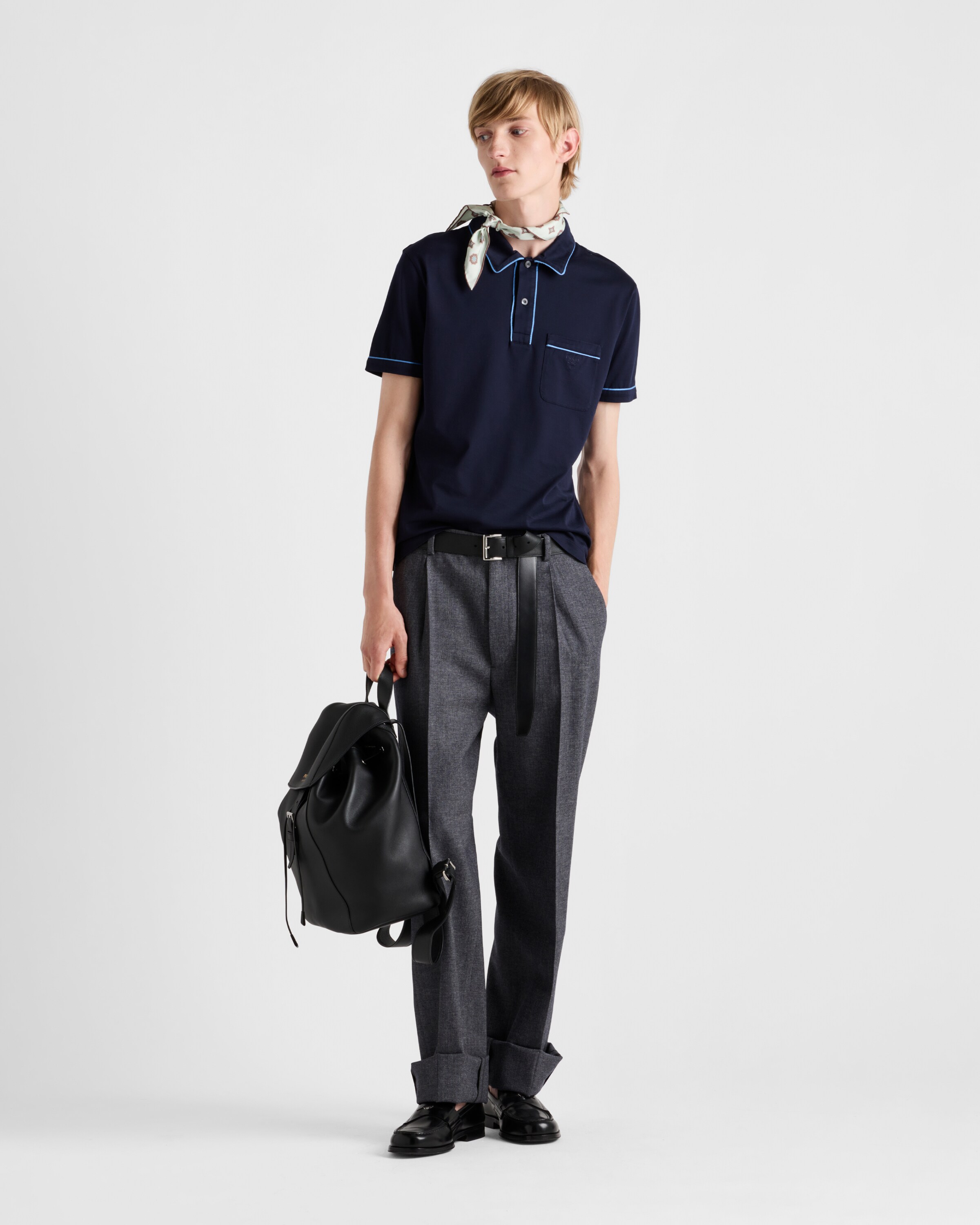 PRADA 2013SS 酷くっ バイカラーシャツ 売買されたオークション情報 