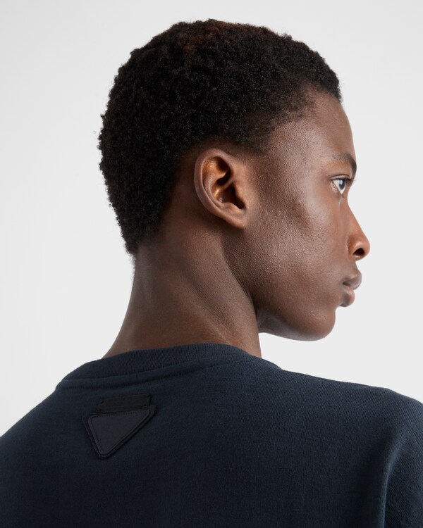 Oversized striped cotton T-shirt Oversized striped cotton T-shirt