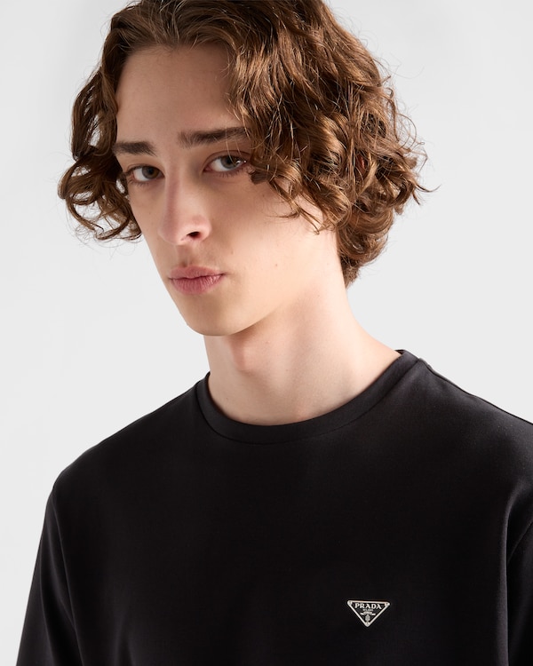 T-Shirt aus Baumwolle - Schwarz T-Shirt aus Baumwolle - Schwarz