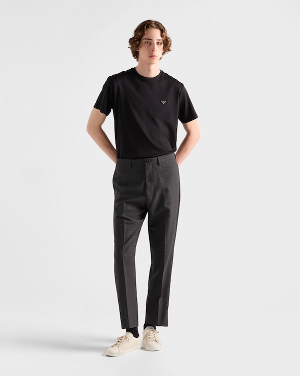 T-Shirt aus Baumwolle - Schwarz T-Shirt aus Baumwolle - Schwarz