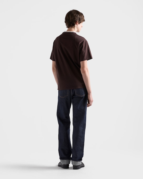 Cotton T-shirt - Cocoa Brown Cotton T-shirt - Cocoa Brown