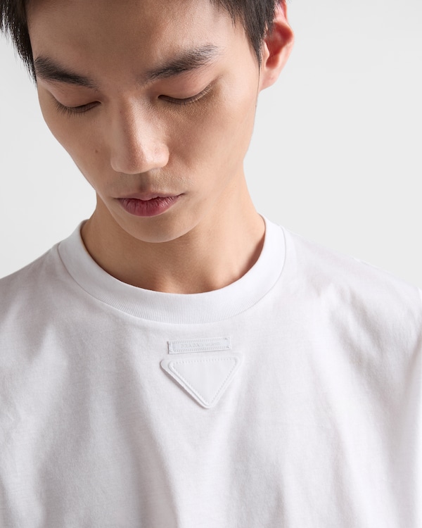 Shapeable cotton T-shirt - White Shapeable cotton T-shirt - White