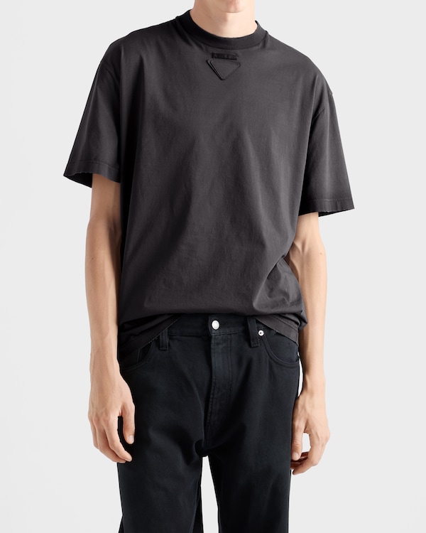 Cotton T-shirt - Lead Gray Cotton T-shirt - Lead Gray