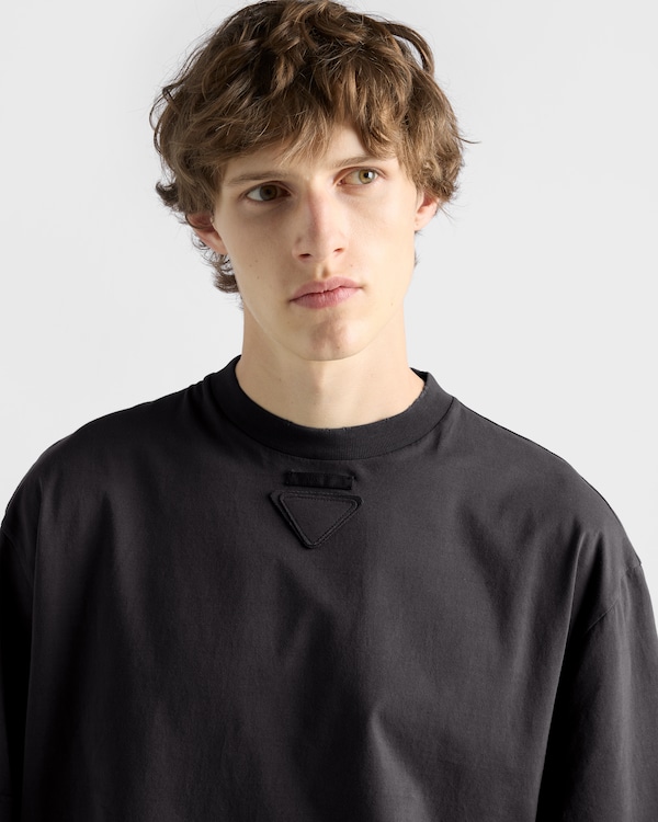Cotton T-shirt - Lead Gray Cotton T-shirt - Lead Gray
